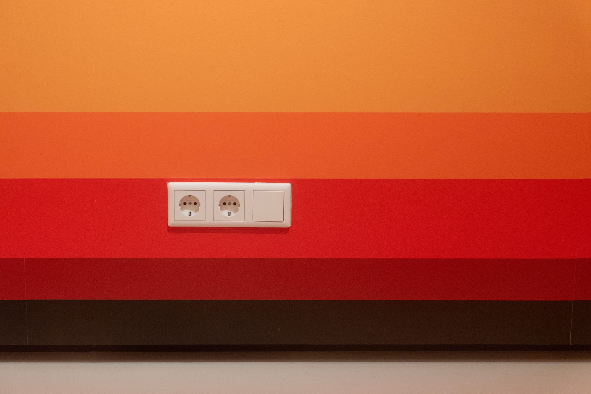 An appliance plugged into a wall socket