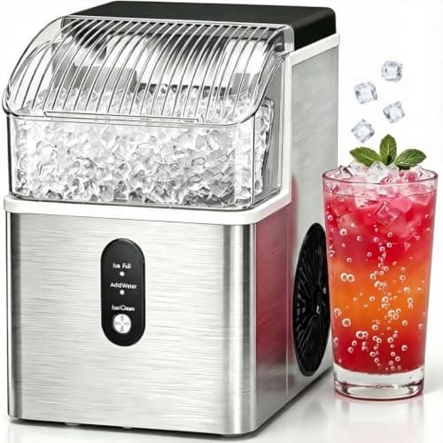 Cowsar Countertop Nugget Ice Maker (34 lbs/24H)